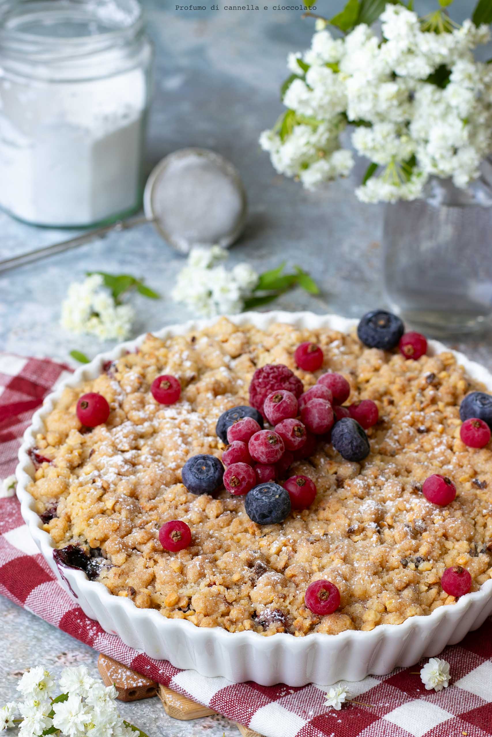 Crumble ai frutti di bosco