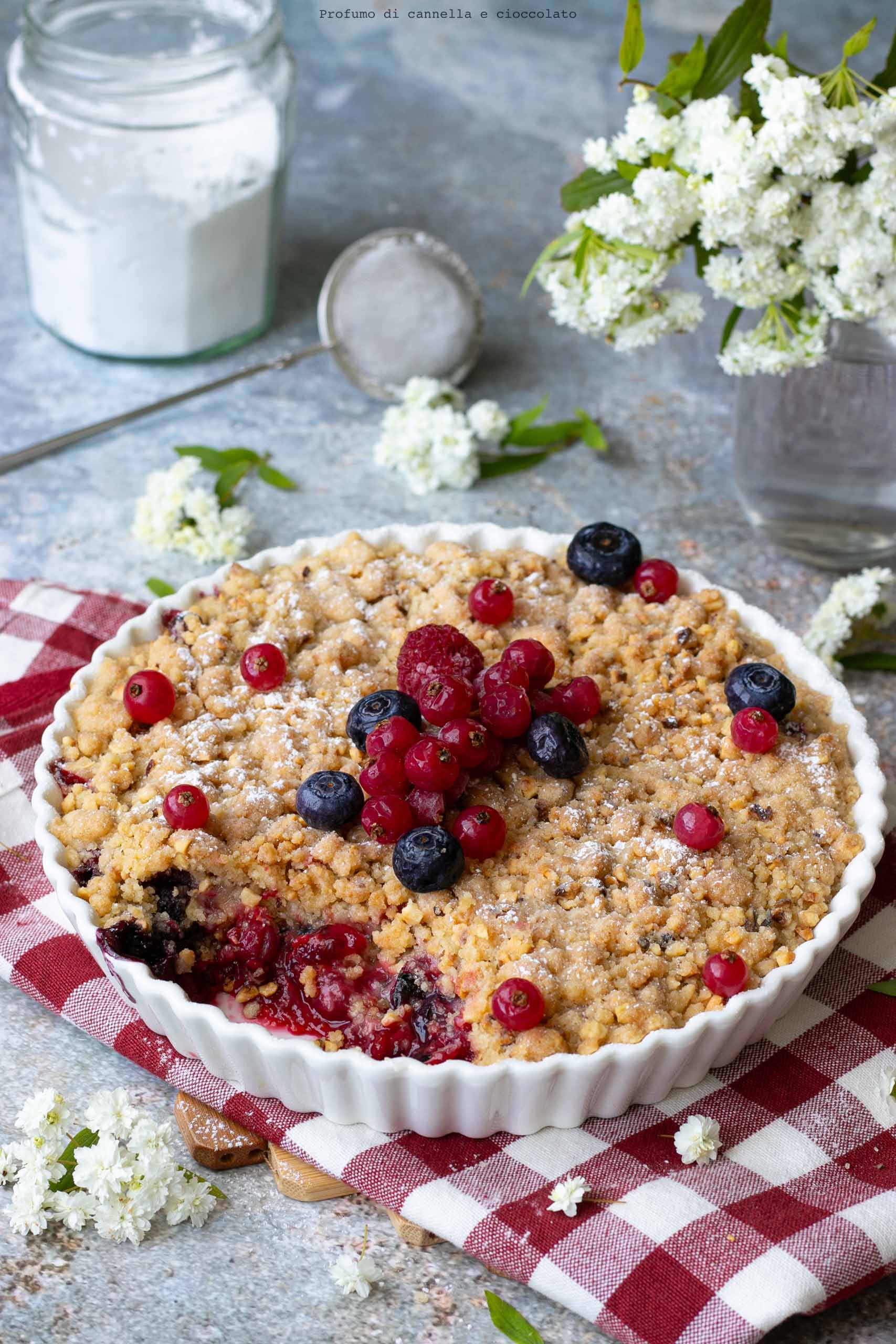 Crumble ai frutti di bosco