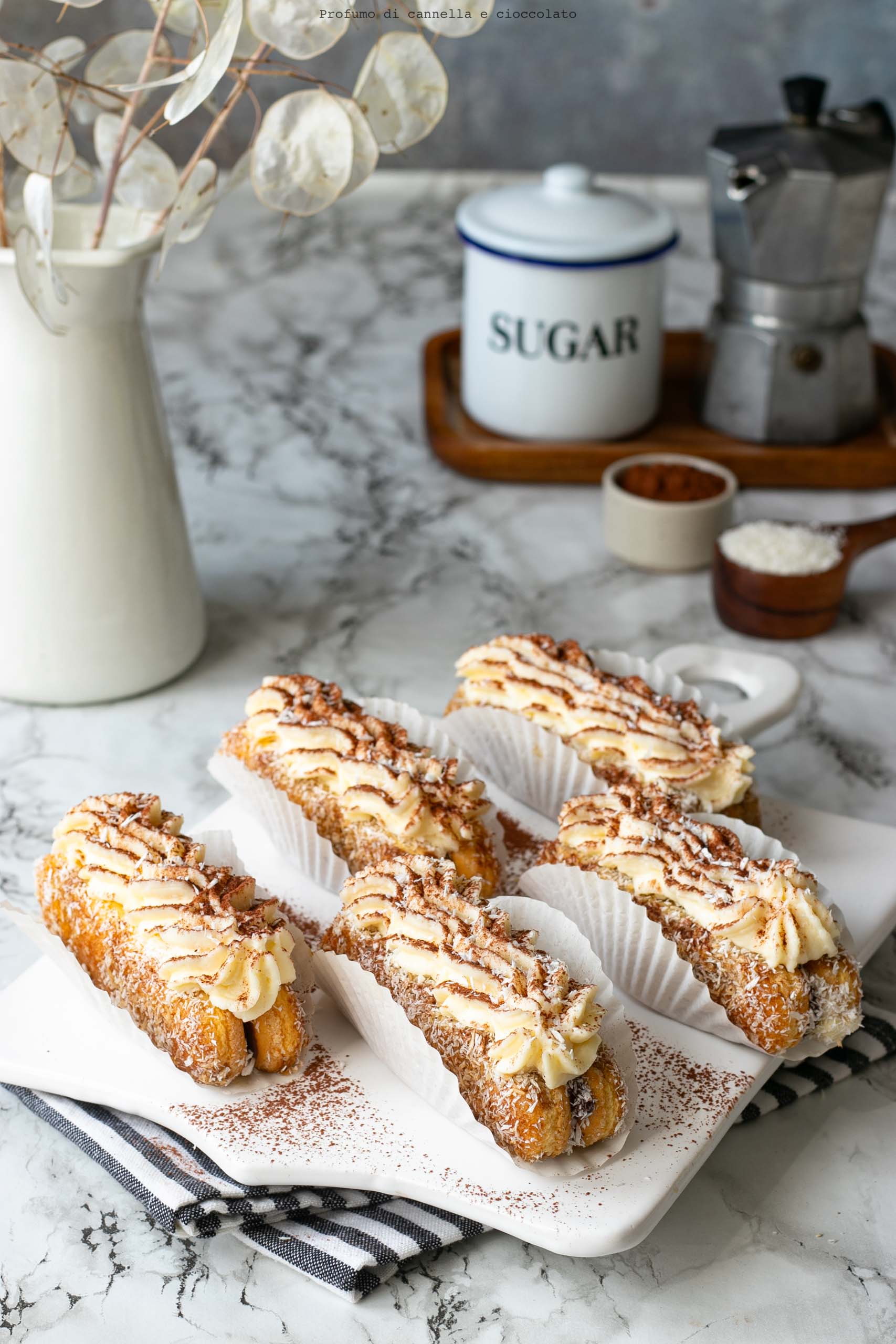 Dolcetti tiramisù al cocco