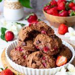 Biscotti morbidi cioccolato e fragole