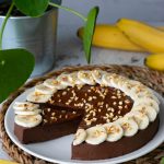 Torta fredda cioccolato e banane